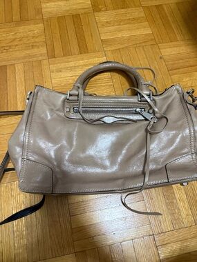 Rebecca Minkoff Taupe Leather Crossbody Bag